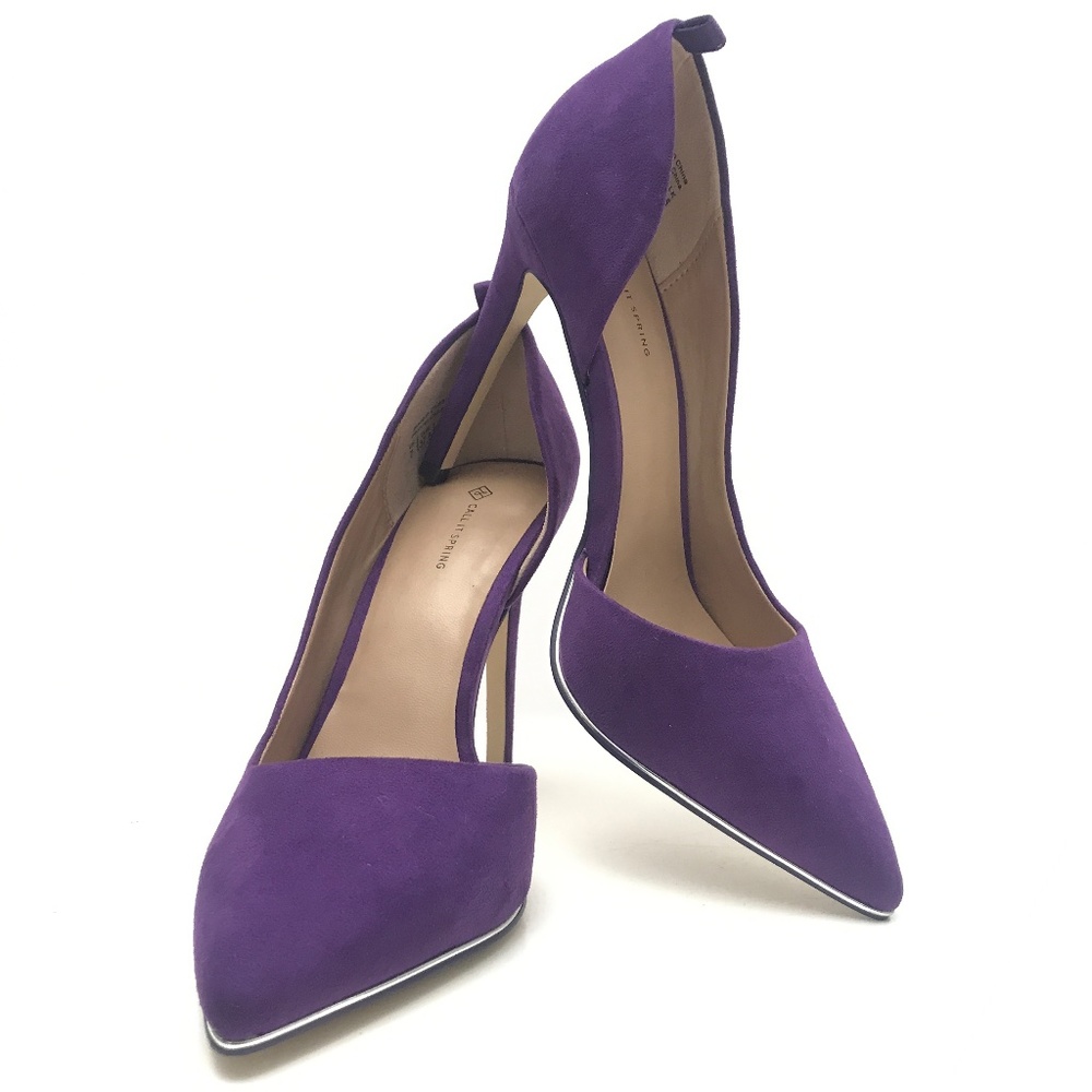 Call It Spring Purple Suede Pumps